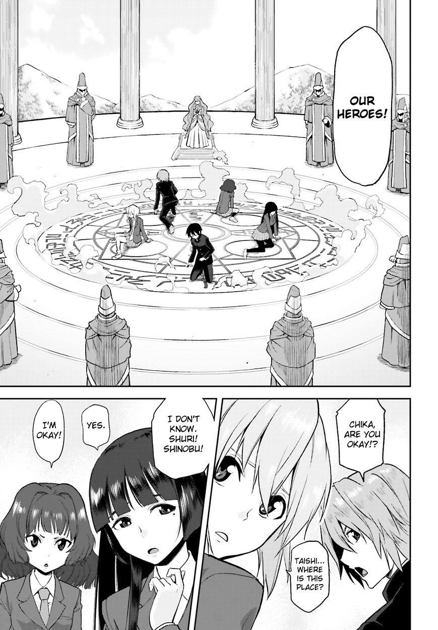 Konjiki No Moji Tsukai – Yuusha Yonin Ni Makikomareta Unique Cheat Chapter 1 - Page 7