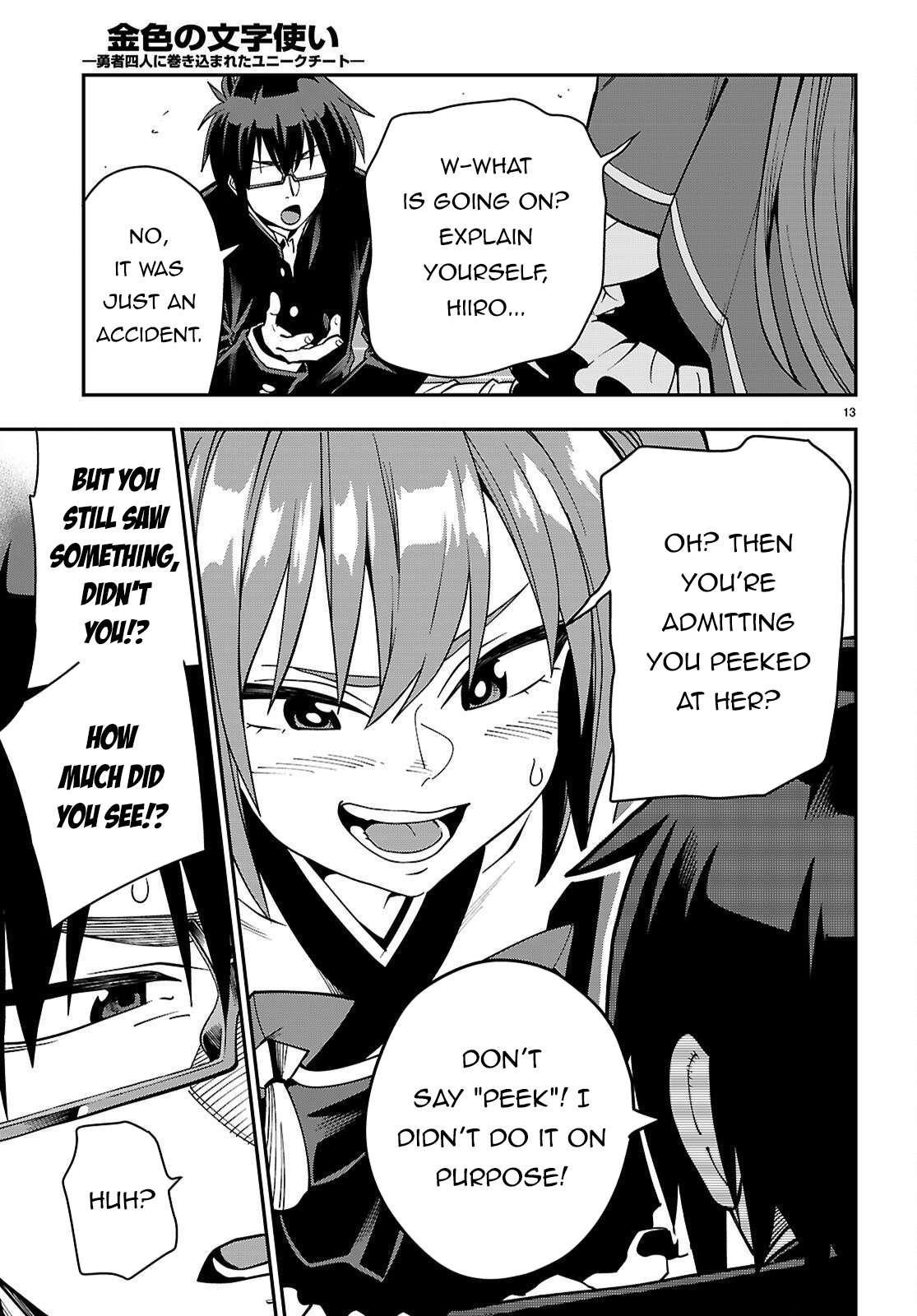 Konjiki No Moji Tsukai – Yuusha Yonin Ni Makikomareta Unique Cheat Chapter 120 - Page 13