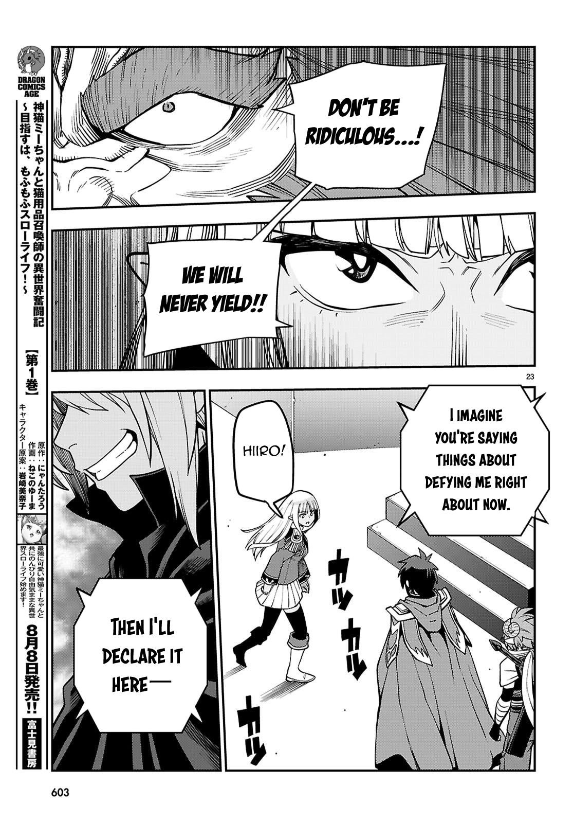 Konjiki No Moji Tsukai – Yuusha Yonin Ni Makikomareta Unique Cheat Chapter 121 - Page 22