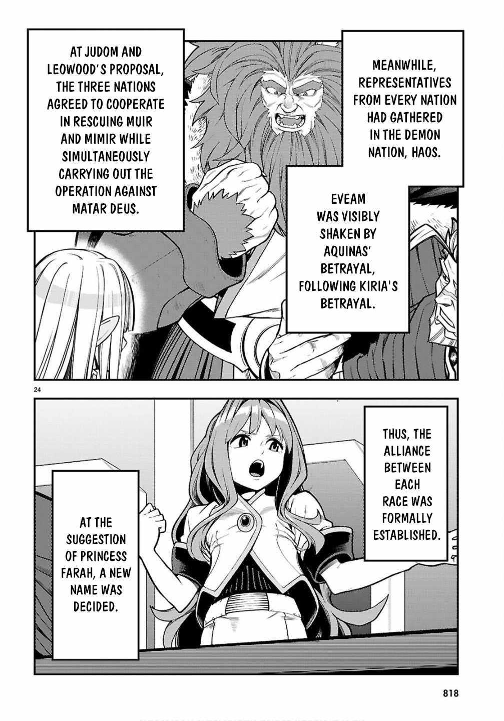 Konjiki No Moji Tsukai – Yuusha Yonin Ni Makikomareta Unique Cheat Chapter 124 - Page 24