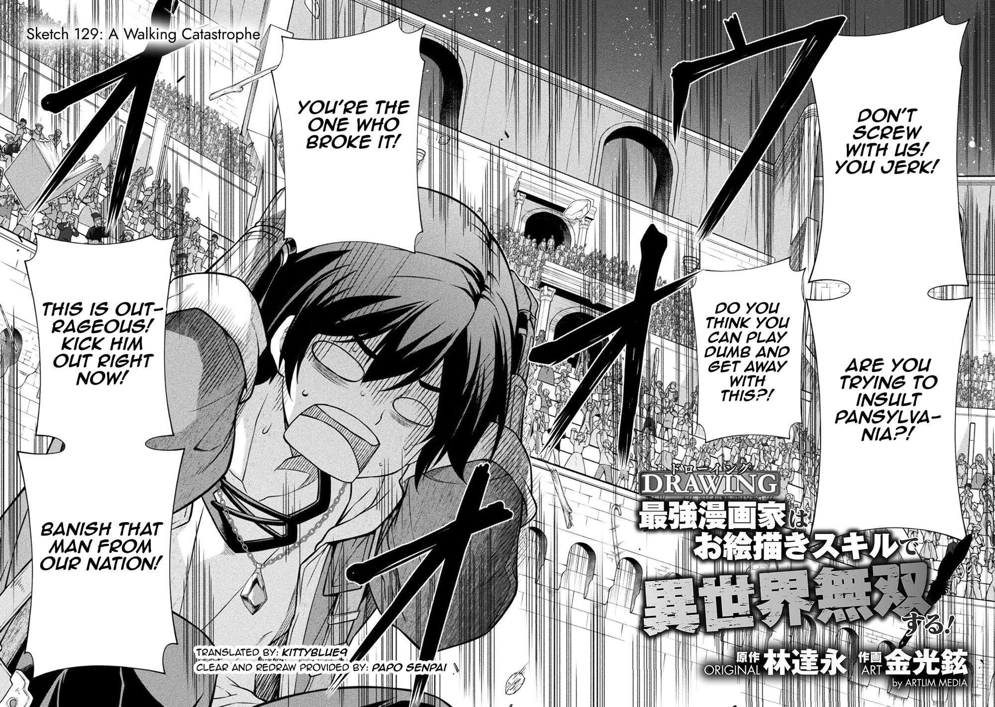 Drawing: Saikyou Mangaka wa Oekaki Skill de Isekai Musou Suru! Chapter 129 - Page 2