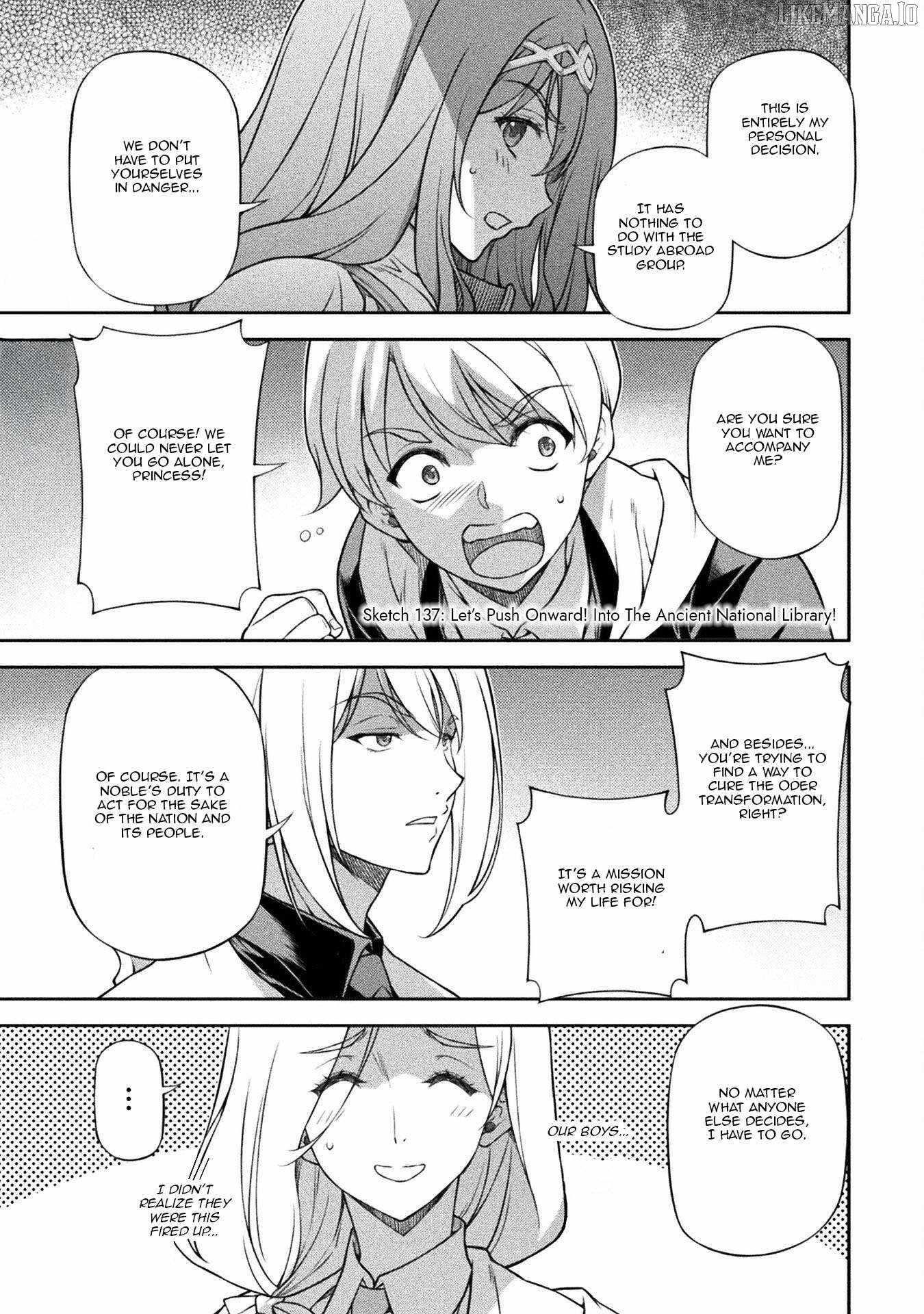 Drawing: Saikyou Mangaka wa Oekaki Skill de Isekai Musou Suru! Chapter 137 - Page 1