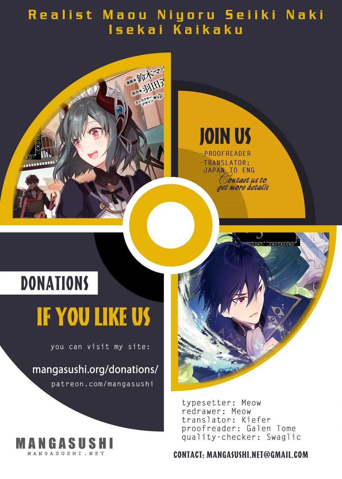 Realist Maou Niyoru Seiiki Naki Isekai Kaikaku Chapter 61 - Page 1