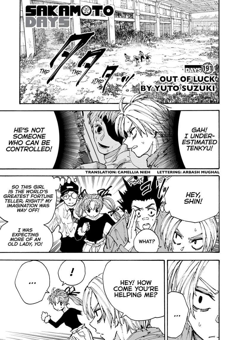 Sakamoto Days Chapter 191 - Page 1