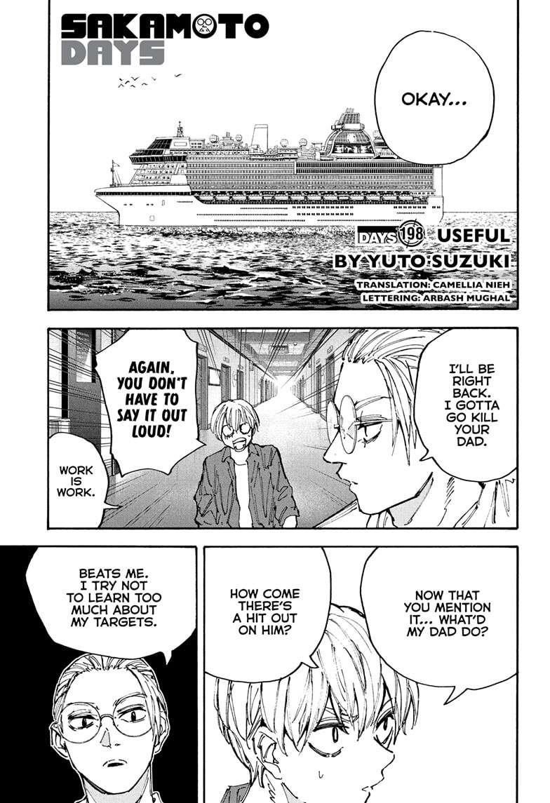 Sakamoto Days Chapter 198 - Page 1