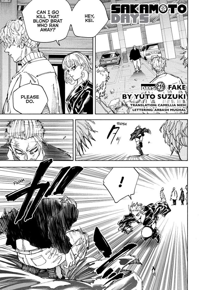 Sakamoto Days Chapter 219 - Page 2