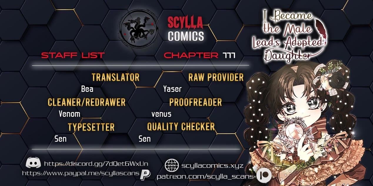 I Became the Male Lead’s Adopted Daughter Chapter 111 - Page 1