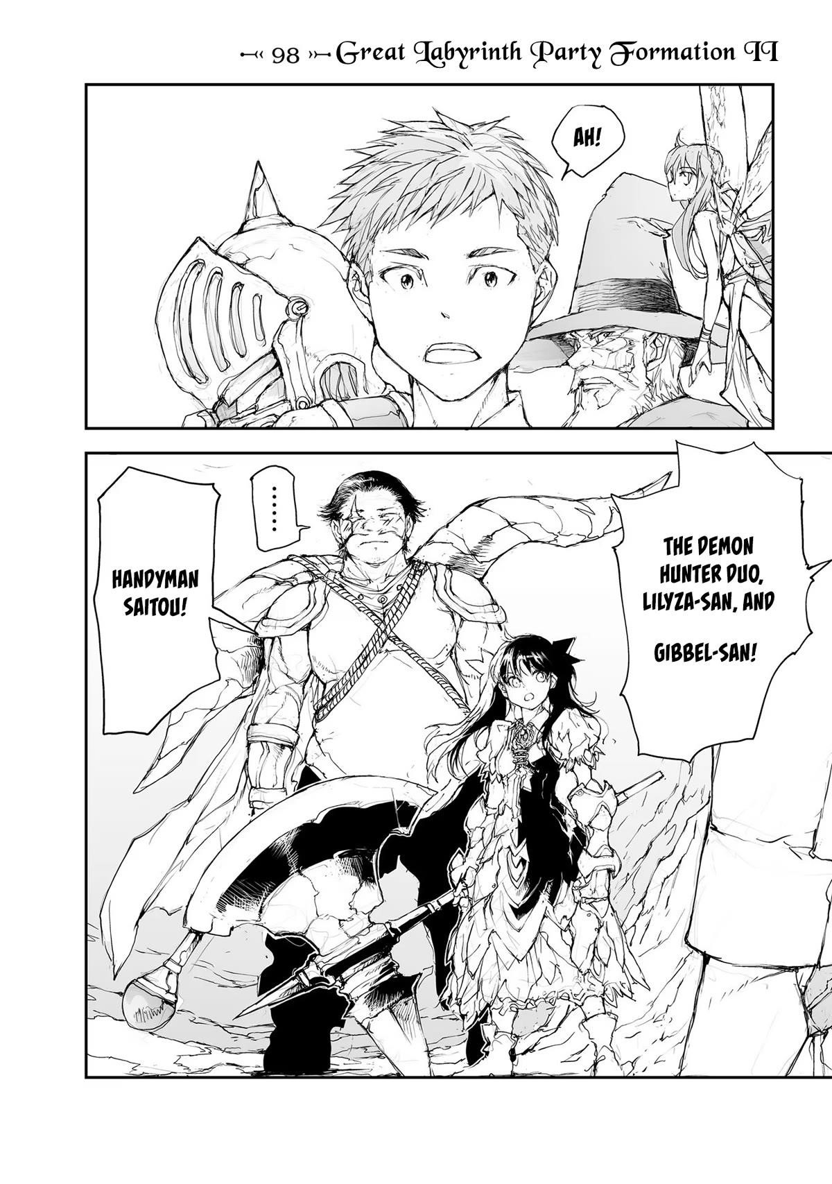 Handyman Saitou In Another World Chapter 98 - Page 1