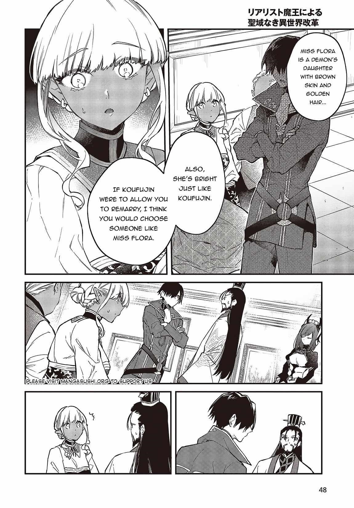 Realist Maou Niyoru Seiiki Naki Isekai Kaikaku Chapter 49 - Page 10