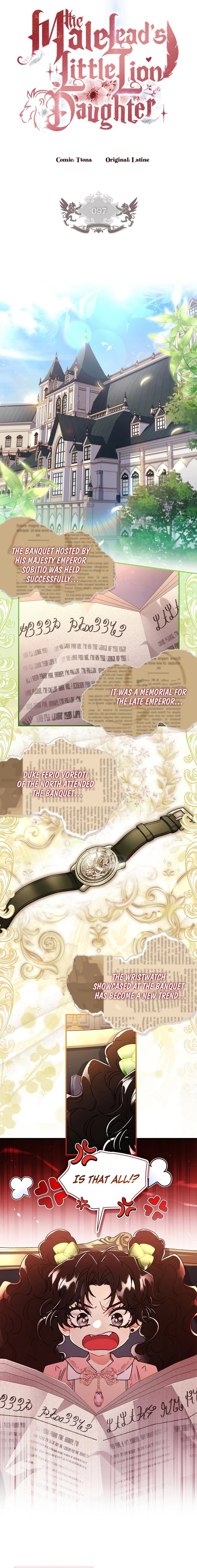 I Became the Male Lead’s Adopted Daughter Chapter 97 - Page 1